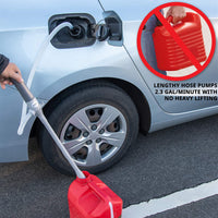 Deway Stick Pump w/ Auto-Stop & Beep - 2.4 GPM, D Battery