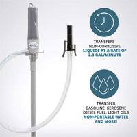 Deway Stick Pump w/ Auto-Stop & Beep - 2.4 GPM, D Battery