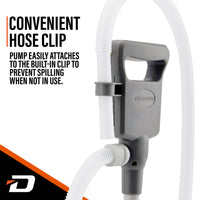 Deway Automatic Fuel Transfer Pump, Powerful AA Battery Powered with USB-C Power Option, 51" Extra Long Hose Fits All Size Cans, Portable Liquid Pump Transfers at 3.8 Gal/Minute