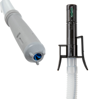 DeWay Fuel Transfer Pump for Gas Can with Precision Auto-Shutoff Nozzle | Fast 2.4GPM Flow Rate, Long 51” Hose, 4 AA Battery Power & 3 Fuel Adapters for Gasoline, Kerosene, Diesel & Non-Potable Water