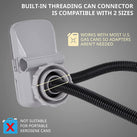 Deway Gas Can Pump w/ Hand Trigger Nozzle - 2.3 GPM, AA Battery