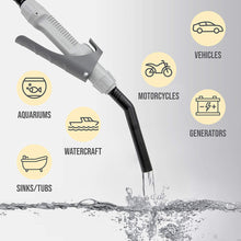 Load image into Gallery viewer, Deway Gas Can Pump w/ Hand Trigger Nozzle - 2.3 GPM, AA Battery
