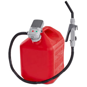 Deway Gas Can Pump w/ Hand Trigger Nozzle - 2.3 GPM, AA Battery