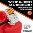 Deway VP Gas Can Pump w/ Hand Trigger Nozzle - 2.3 GPM, AA Battery