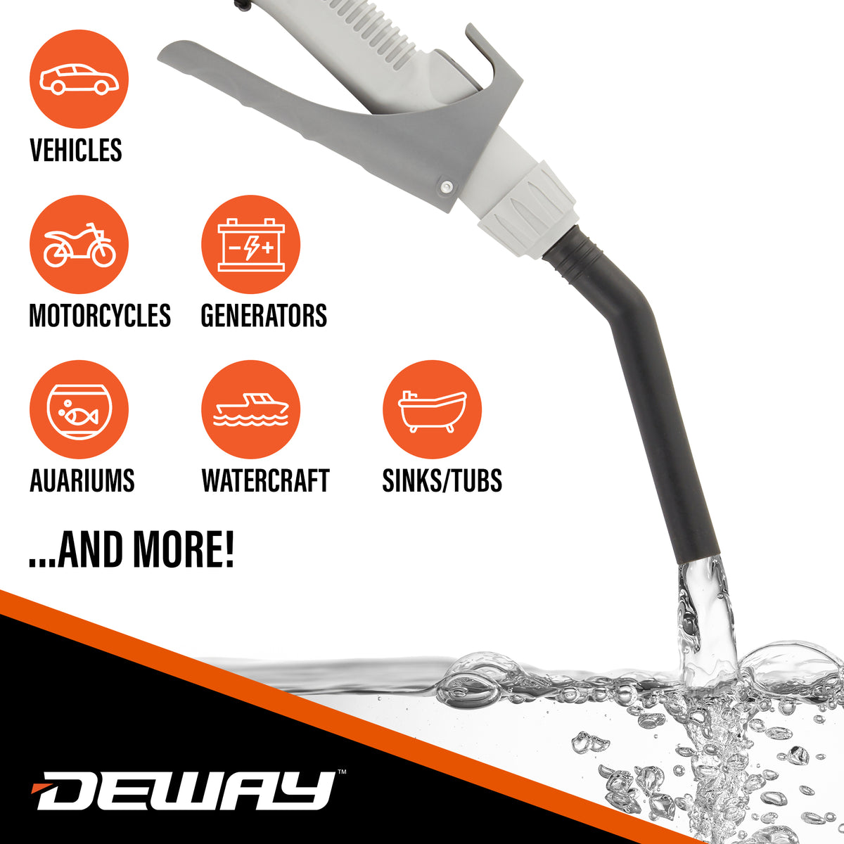 Stick Pump w/ Hand Trigger Nozzle & PVC Hose