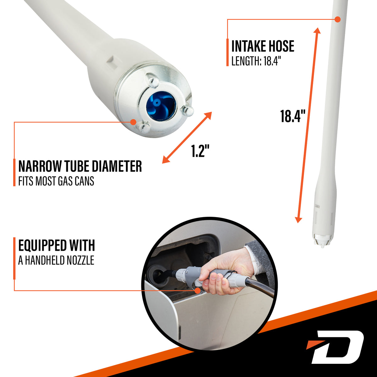 Stick Pump w/ Hand Trigger Nozzle & PVC Hose