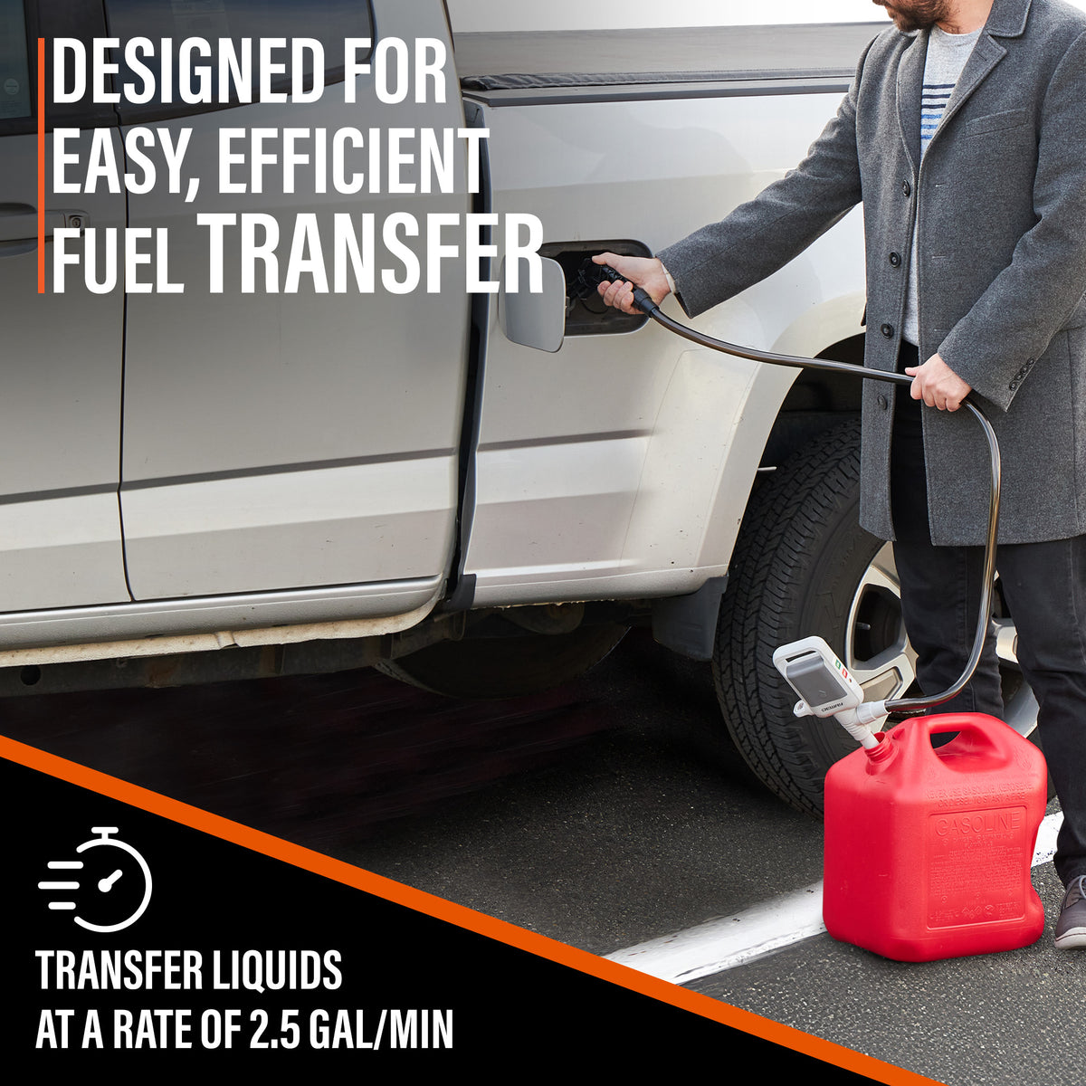 Stick Pump w/ Auto-Stop Nozzle & PVC Hose