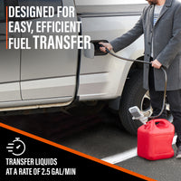 Stick Pump w/ Auto-Stop Nozzle & PVC Hose