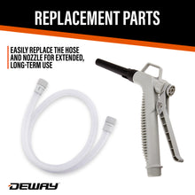 Load image into Gallery viewer, DeWay Gas Can Fuel Transfer Pump with Trigger Nozzle | Fast 3.8 GPM Flow Rate, 51” Hose &amp; 3 Can Adapters for Gasoline, Kerosene, Diesel &amp; Non-Potable Water | USB-C Cable or Battery Power
