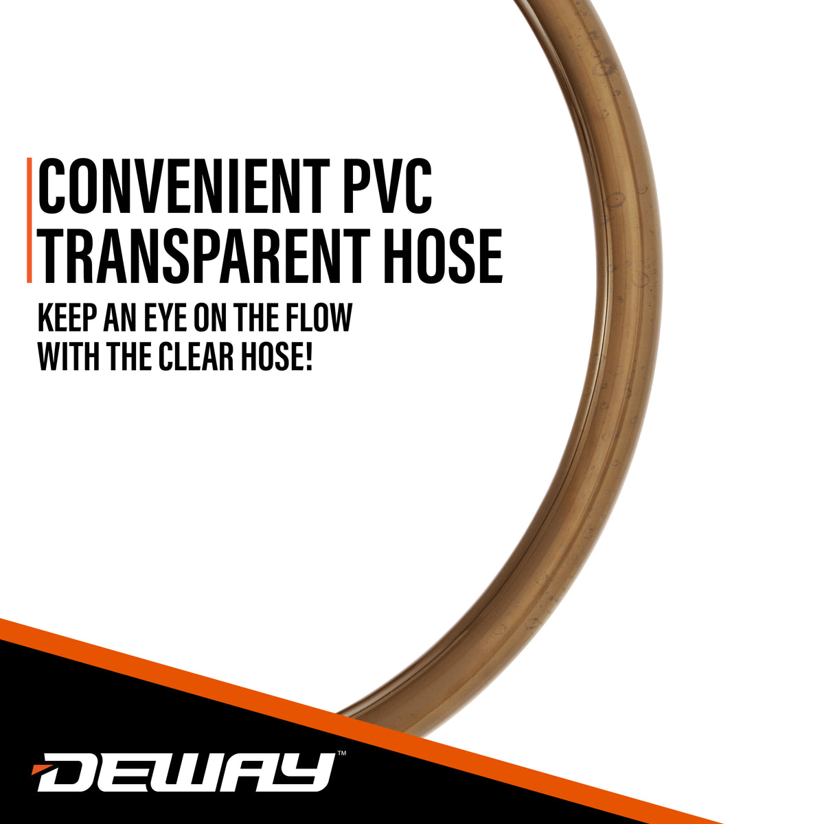 Gas Can Pump w/ Hand Trigger Nozzle & PVC Hose