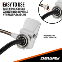 Gas Can Pump w/ Hand Trigger Nozzle & PVC Hose