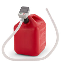 Load image into Gallery viewer, DeWay Fuel Transfer Pump for Gas Can with Basic Clip-On Nozzle | Fast 2.4GPM Flow Rate, Long 51” Tube, Easy 4 AA Battery Power &amp; 3 Fuel Can Adapters for Gasoline, Kerosene, Diesel &amp; Non-Potable Water
