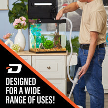 Load image into Gallery viewer, Deway Automatic Fuel Transfer Small 15&quot; Pump with Auto-Stop &amp; Beep, Powerful D Battery Powered, 39&quot; Extra Long Hose, Portable Liquid Pump Transfers Gasoline, Water &amp; More at 2.4 Gal/Minute
