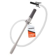 Load image into Gallery viewer, Deway Automatic Fuel Transfer Small 15&quot; Pump with Auto-Stop &amp; Beep, Powerful D Battery Powered, 39&quot; Extra Long Hose, Portable Liquid Pump Transfers Gasoline, Water &amp; More at 2.4 Gal/Minute
