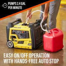 Load image into Gallery viewer, Deway Automatic Fuel Transfer Small 15&quot; Pump - Powerful D Battery Powered, 39&quot; Extra Long Hose Fits All Size Cans, Portable Liquid Pump Transfers Gasoline, Water &amp; More at 2.6 Gal/Minute

